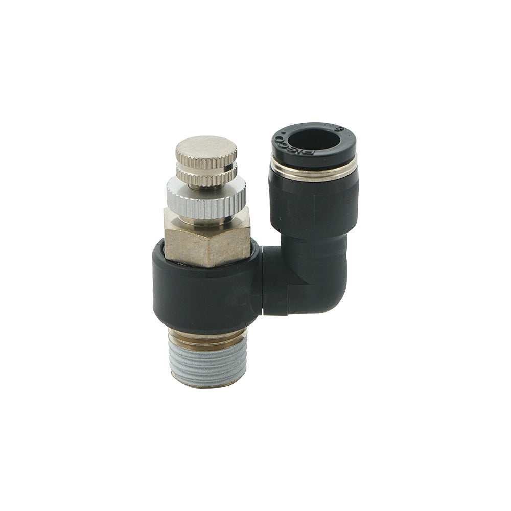 válvula de aguja neumática giratoria de 4mm - R1/8