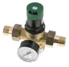 Reductor De Presión De Filtro Latón R3/4'' 52 L/Min 1.5-6 Bar/22-87Psi Agua Potable