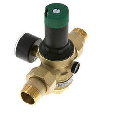 Reductor De Presión De Filtro Latón R1'' 97 L/Min 1.5-6 Bar/22-87Psi Agua Potable
