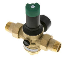 Reductor De Presión De Filtro Latón R1'' 97 L/Min 1.5-6 Bar/22-87Psi Agua Potable