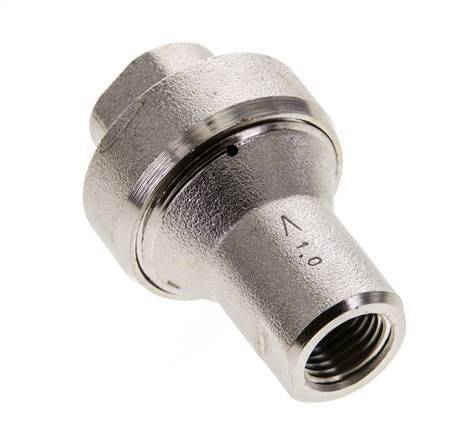 Reductor de presión en línea 1bar/14psi Latón niquelado G1/4'' 10 l/min