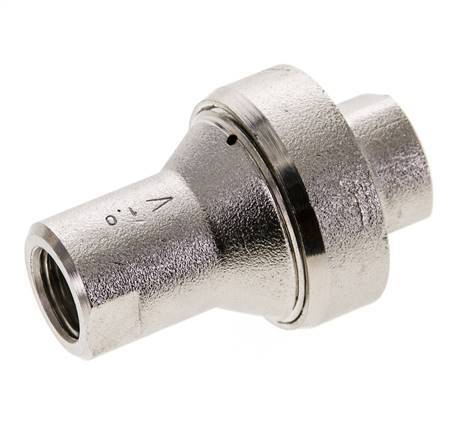 Reductor de presión en línea 1bar/14psi Latón niquelado G1/4'' 10 l/min