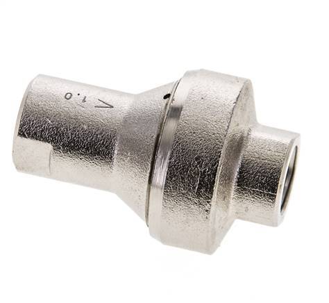 Reductor de presión en línea 1bar/14psi Latón niquelado G1/4'' 10 l/min