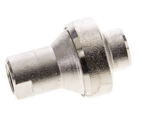 Reductor de presión en línea 6bar/87psi Latón niquelado G1/4'' 10 l/min