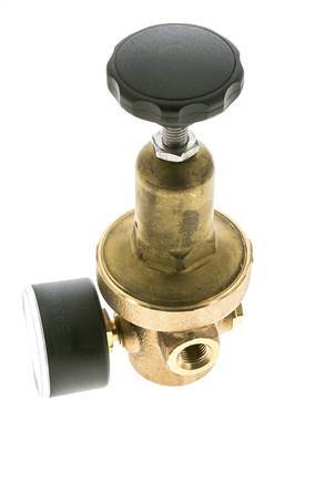 Reductor de Presión de Agua Bronce G1/4'' 8,3 L/min 0,2-2 bar/3-29psi