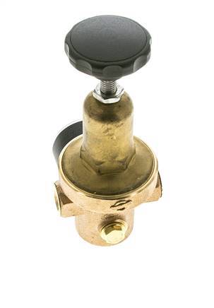 Reductor de Presión de Agua Bronce G1/4'' 8,3 L/min 0,2-2 bar/3-29psi