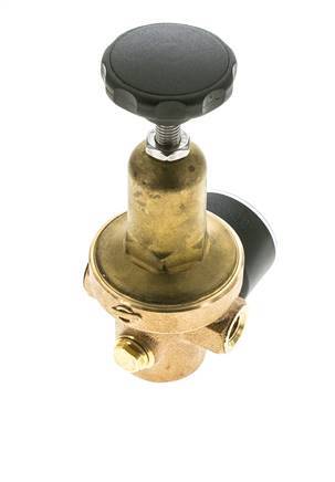 Reductor de Presión de Agua Bronce G1/4'' 8,3 L/min 0,2-2 bar/3-29psi