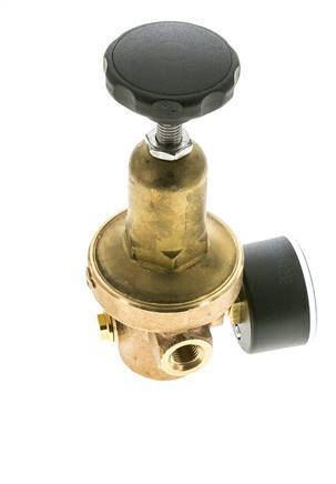 Reductor de Presión de Agua Bronce G1/4'' 8,3 L/min 0,2-2 bar/3-29psi