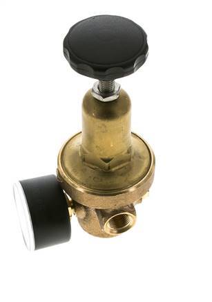 Reductor de Presión de Agua Bronce G3/8'' 10 L/min 0,2-2 bar/3-29psi