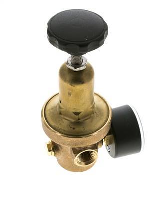 Reductor de Presión de Agua Bronce G3/8'' 10 L/min 0,2-2 bar/3-29psi