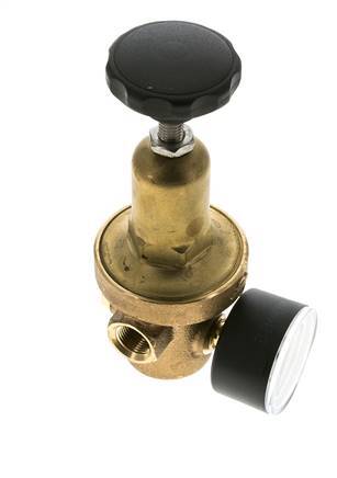 Reductor de Presión de Agua Bronce G3/8'' 10 L/min 0,2-2 bar/3-29psi