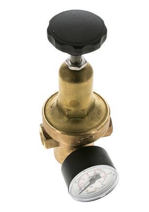 Reductor de Presión de Agua Bronce G3/8'' 10 L/min 0,2-2 bar/3-29psi