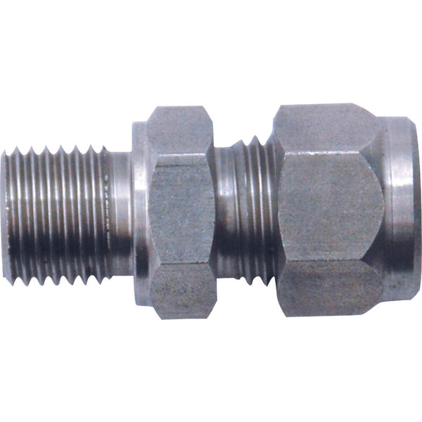 Racor de compresión Acero inoxidable G 1/4'' Rosca exterior para 6 mm Con anillo cortante