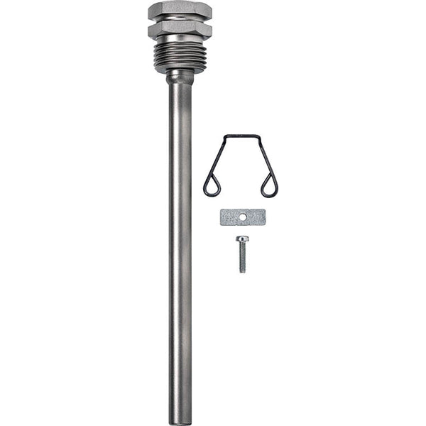 Kit de termopozo fabricado en acero inoxidable 100 mm G 1/2'' SW22