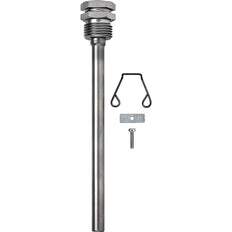 Kit de termopozo fabricado en acero inoxidable 100 mm G 1/2'' SW22