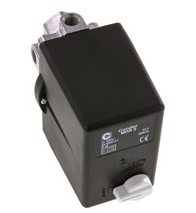 presostato para compresores de 6 a 16bar 1xG1/2'' 3xG1/4'' 400VAC | MDR-3-16-K