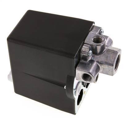 presostato para compresores de 6 a 16bar 1xG1/2'' 3xG1/4'' 400VAC | MDR-3-16-K