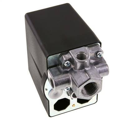presostato para compresores de 6 a 16bar 1xG1/2'' 3xG1/4'' 400VAC | MDR-3-16-K