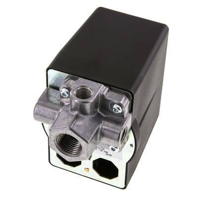 presostato para compresores de 6 a 16bar 1xG1/2'' 3xG1/4'' 400VAC | MDR-3-16-K