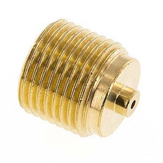 G1/2'' (M) x G1/4'' (F) Reductor de latón para manómetro - 15mm [5 Piezas]