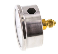 0..1000 Bar (0..14504 psi) Manómetro de glicerina Parte trasera Acero inoxidable/Latón 63 mm Clase 1.6