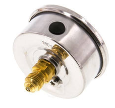 0..1000 Bar (0..14504 psi) Manómetro de glicerina Parte trasera Acero inoxidable/Latón 63 mm Clase 1.6
