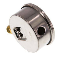 0..10 Bar (0..145 psi) Manómetro de glicerina Abajo Acero inoxidable/Latón 63 mm Clase 1.6
