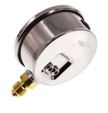 0..60 Bar (0..870 psi) Manómetro de glicerina Abajo Acero inoxidable/Latón 63 mm Clase 1.6