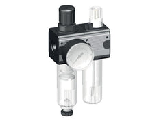FRL 2 Partes G1/4'' 1200l/min 0.5-16.0bar/7-232psi Auto Policarbonato Multifix 1