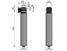 Secador de diafragma 1/2'' 610l/min Mutifix