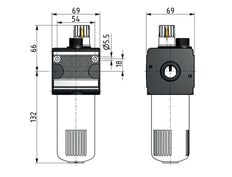 Lubricador G3/4'' Metal Multifix 2
