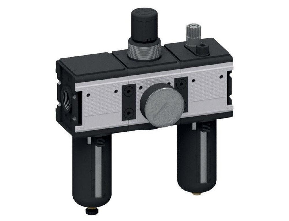 FRL 3 Partes G3/4'' 12000l/min 0.5-10.0bar/7-145psi Semi-Auto Policarbonato Multifix 4