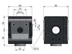 Distribuidor G3/4x1 18000 l/min Multifix 4