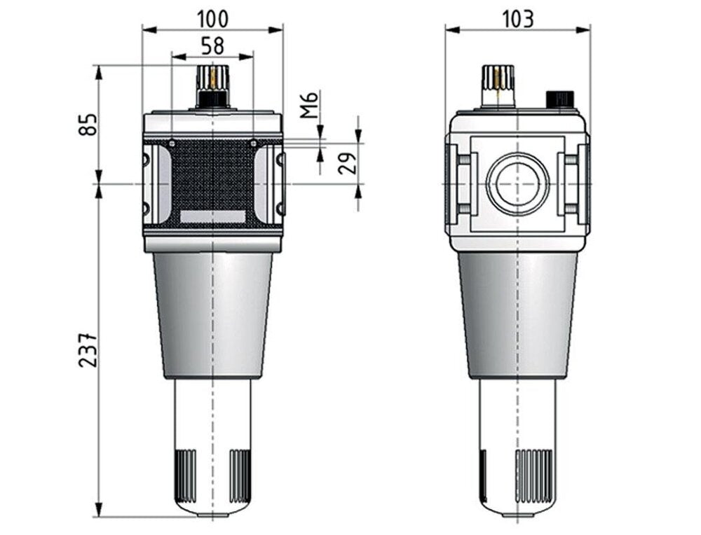 Lubricador G3/4'' Multifix 5