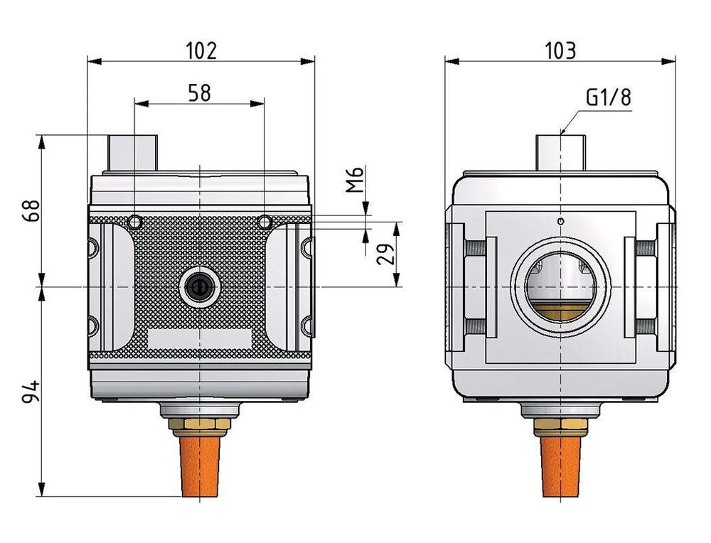 Válvula 3/2 G3/4 accionada neumáticamente 14000 l/min Multifix 5