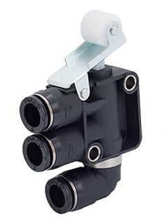 válvula mecánica de 3/2 vías de tubo de escape normalmente cerrado de 4 mm