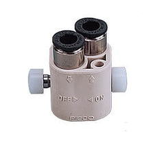 interruptor de aire de 6 mm Válvula mecánica de 2 vías