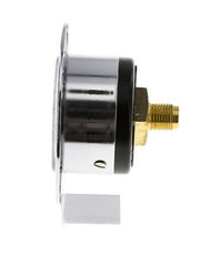 -1..0 Bar (-15..0 psi) Panel Mount Pressure Gauge Steel/Brass 40 mm Class 2.5 (Front Panel)