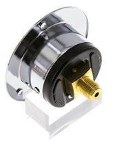 -1..0 Bar (-15..0 psi) Panel Mount Pressure Gauge Steel/Brass 40 mm Class 2.5 (Front Panel)