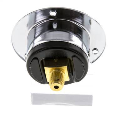 -1..0 Bar (-15..0 psi) Panel Mount Pressure Gauge Steel/Brass 40 mm Class 2.5 (Front Panel)