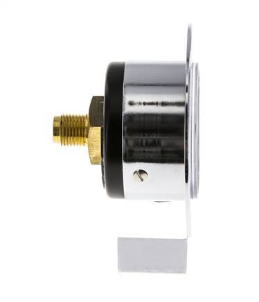 -1..0 Bar (-15..0 psi) Panel Mount Pressure Gauge Steel/Brass 40 mm Class 2.5 (Front Panel)