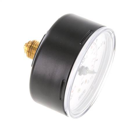 -1..0 Bar (-15..0 psi) Pressure Gauge Rear Steel/Brass 63 mm Class 1.6