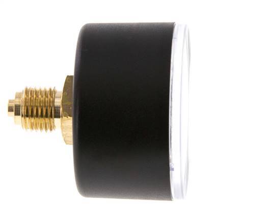 Manómetro 0..0.6 Bar (0.9 psi) Plástico trasero / latón 50 mm Clase 2.5