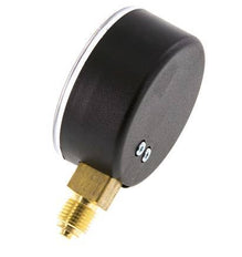 Manómetro de presión bajo plástico / latón 63 mm Clase 2.5