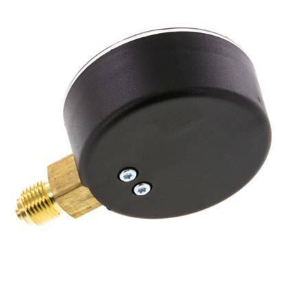 Manómetro de presión bajo plástico / latón 63 mm Clase 2.5