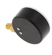 Manómetro de presión bajo plástico / latón 63 mm Clase 2.5