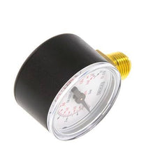 Manómetro de presión bajo plástico / latón 40 mm Clase 2.5