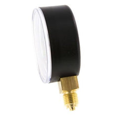 0..10 Bar (0..145 psi) Manómetro por debajo de plástico / latón 63 mm Clase 2.5