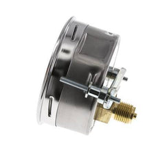 0..160 Bar (0..2321 psi) Panel Mount Pressure Gauge Steel/Brass 100 mm Class 1.0 (Bracket)