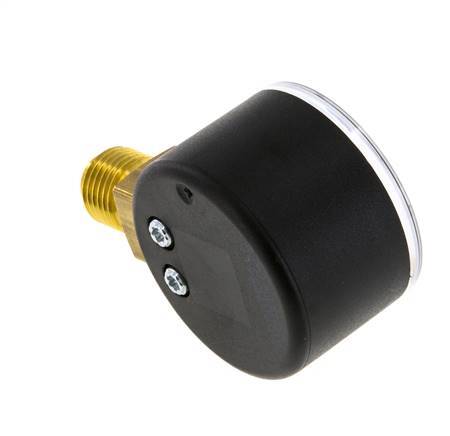 Manómetro de presión bajo plástico / latón 40 mm Clase 2.5